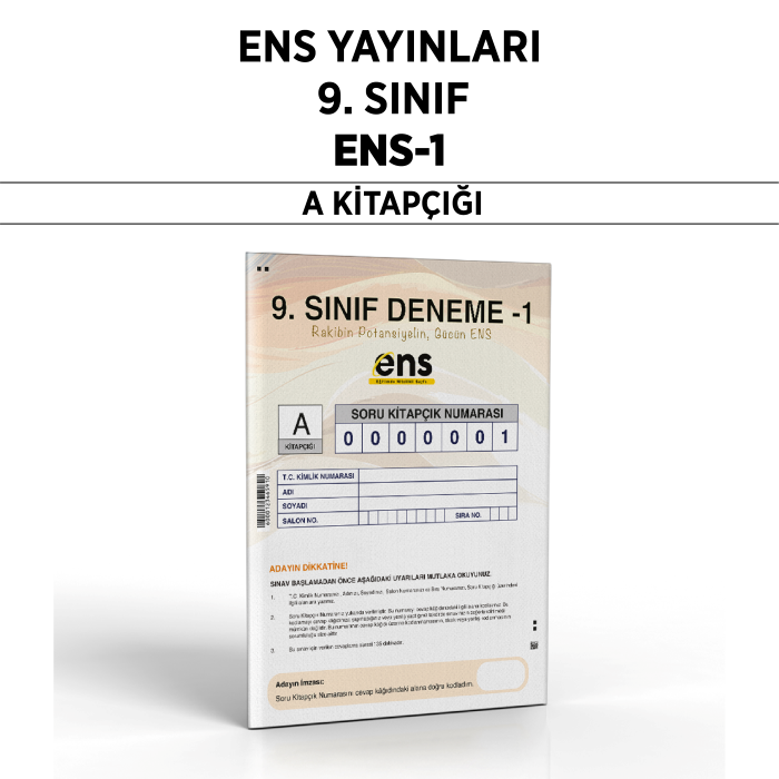 ENS 09.SINIF PERFORMANS ANALİZİ SERİSİ 1-A - 25-26